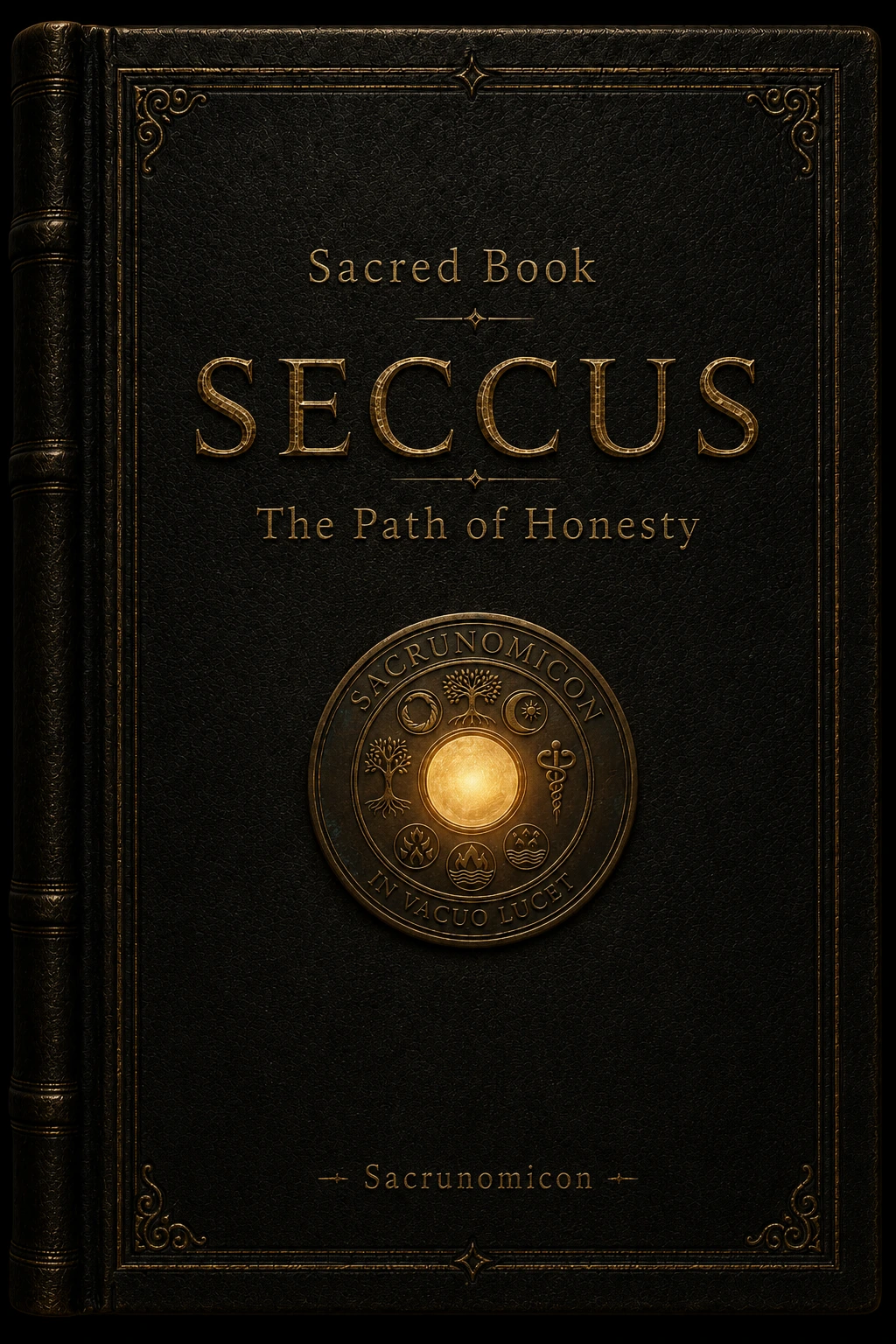 THE SACRED BOOK OF SECCUS — English cover